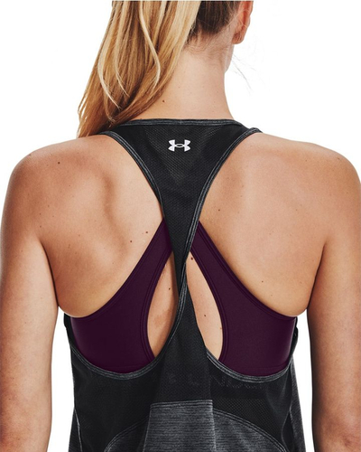 Bluzë sportive Under Armour Tech Vent për goca, madhësia M, gri