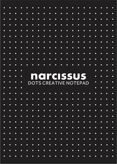 Bllok me pika Narcissus A4, 60 fletë, 80gsm, paketim 6 copë, kopertinë e zezë
