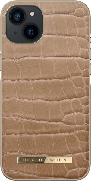 Mbrojtëse telefoni Ideal Of Sweden Atelier Case, për iPhone 13, teksturë krokodili, bezhë Camel Croco