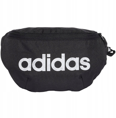 Çantë bel adidas Daily Waistbag JM1338, rrip i rregullueshëm, xhep me zinxhir, e zezë