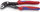Kapëse universale Knipex Cobra 8702180, 180 mm, të kuqe