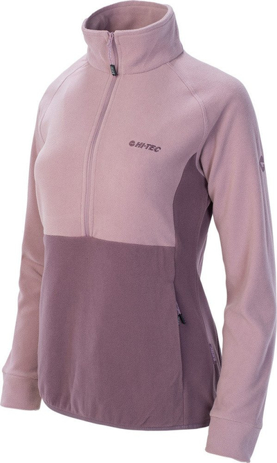 Bluzë fleece për femra LADY RIVANO 1/2, 190 g/m², poliester, e bardhë