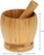 Havan kuzhine KingHoff KH-1617, bambu, 11.5cm, kafe natyrale