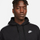 Bluzë me kapuç Nike Club Fleece GX, pambuk, e zezë