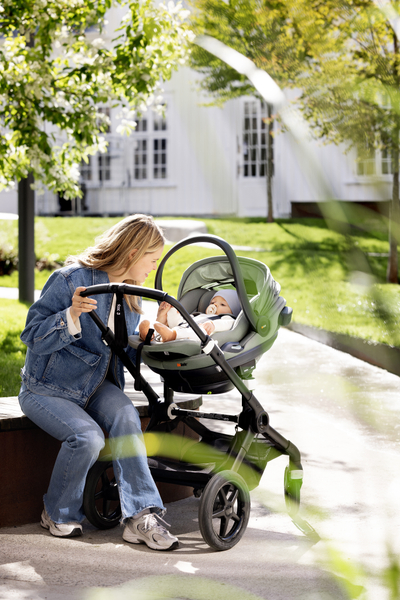 Sedilje auto për fëmijë BeSafe Go Beyond 2, grupi 0+, Meadow Green Softbreeze, jeshile