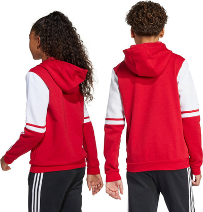 Bluzë me kapuç Adidas Squadra 25 Jr JD4805, për fëmijë, pambuk poliester, e zezë