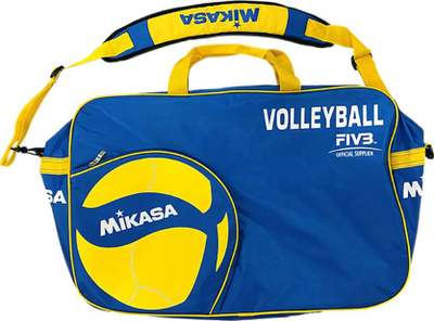 Çantë sportive Mikasa, e kaltër / verdhë