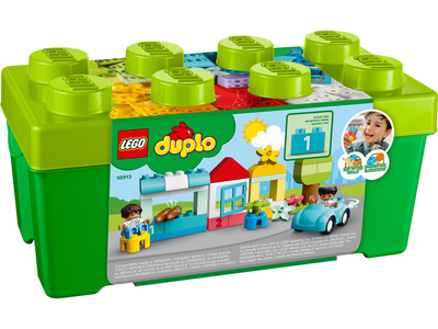Set lodrash LEGO DUPLO 10913 Brick Shaped Box, kuti ruajtëse, tulla të mëdha shumëngjyrëshe