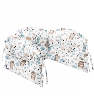 Mbrojtës krevati HOBBY kids R1 Thick Hedgehog, 160×30 cm, pambuk, shumëngjyrësh