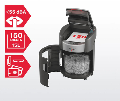 Nisçarkë Rexel ShredMax AutoFeed+ 150M P-5, 211W, gri
