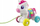 Интерактивна играчка Baby Clementoni коњ со тркала, со звуци, повеќебојна
