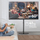 Stativ televizori ONKRON TS5060-B, për 30-60", lartësi e rregullueshme, i zi