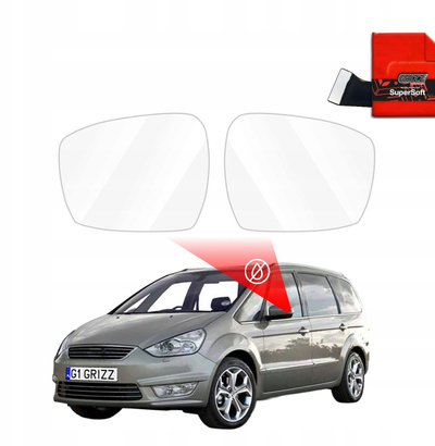 Folie mbrojtëse pasqyre anësore GRIZZ ZeroDrop, Ford Galaxy 2 2006-2015, transparente