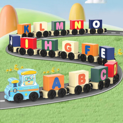 Tren druri edukativ me vagona, shumëngjyrësh