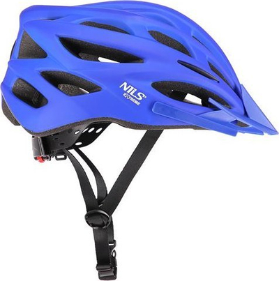 Helmet biçiklete Nils Extreme MTV50, me rregullim 58-61 cm, shumë e lehtë, blu