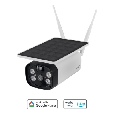 Kamerë sigurie Omajin Solar, WiFi, shikim nate, e bardhë