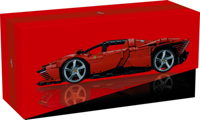 Lodra ndërtimi LEGO Technic Ferrari Daytona SP3 42143, model 1:8, e kuqe