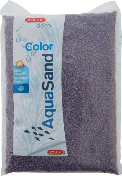 Rërë për zbukurim akuariumi Zolux Aquasand Color, 1kg, ametist vjollcë