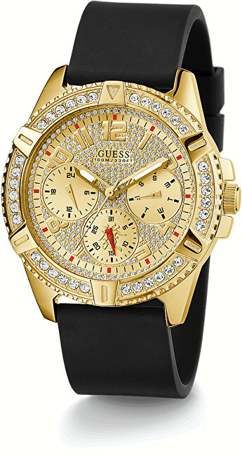 Orë dore për meshkuj Guess Frontier GW0379G2, e artë/zezë