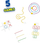 Set lojrash me shkumsa SES Creative 02207, 5 në 1, shumëngjyrësh