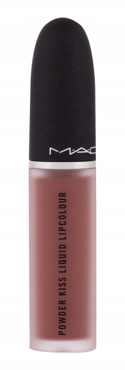 Buzëkuq i lëngshëm MAC Powder Kiss Liquid Lipcolour, efekt mat, qëndrueshmëri e lartë, rozë