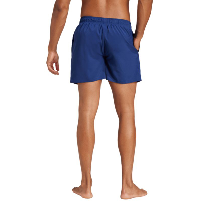 Rroba banje për meshkuj Plain Swim Shorts, poliester, bel elastik, blu