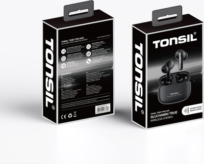 Kufje Tonsil T55BT Pro, Bluetooth 5.3, të zeza