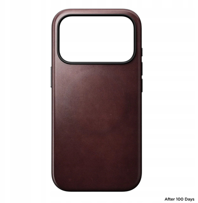 Mаска за телефон Nomad Modern Leather Case, за iPhone 17 Pro, кожа Horween, кафеава