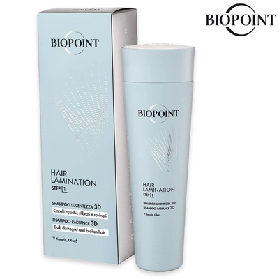 Shampo për flokë Biopoint Hair Lamination Step 1, V-Keratin, 200 ml