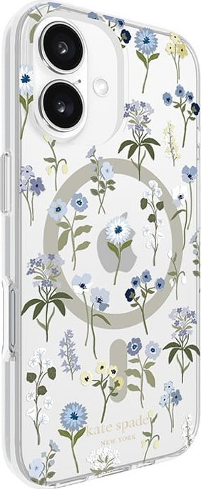 Mbrojtëse telefoni Kate Spade New York Precious Bloom MagSafe, për iPhone 16, transparente, me lule