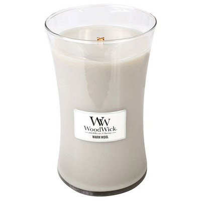 Qiri aromatik WoodWick Warm Wool, 609.5 g
