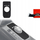 Film dekorues paneli GrizzGlass PianoSkin për MG 3 2024-2025, efekt karboni me shkëlqim, i zi