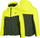 Xhaketë skish 4F HJZ22 JKUMN001, me kapuç, Regular Fit, jeshile neon