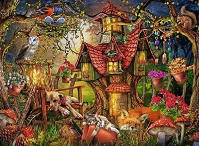 Puzzle Ravensburger The Little House, 200 copa XXL, për kalamaj 8+