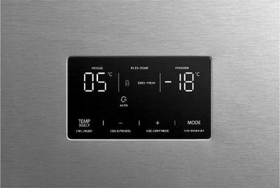 Frigorifer kombinim Toshiba GR-RB449WE, No Frost, ekran dixhital, argjend