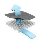 Jastëk ajrimi për karrige makine AeroMoov Group 2, teknologji 3D, pambuk organik, vanilje