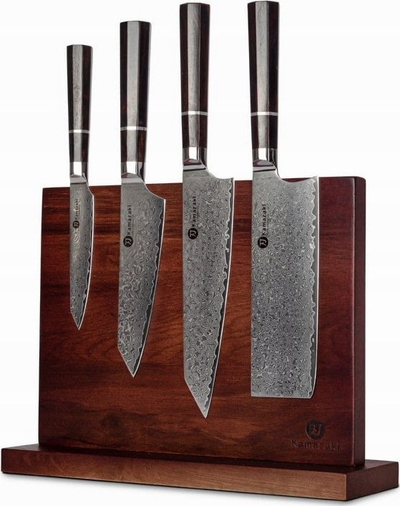 Set thikash KAMAZAKI KZI002SET, çelik Damask, me qëndrim