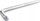 Dorezë L-Type Forcekraft Cr-V, 260mm, 1/2"x1/2", metalike