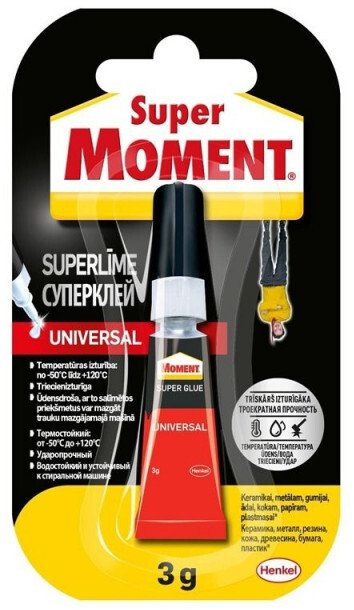 Ngjitës i menjëhershëm Henkel Super Moment, 3 g