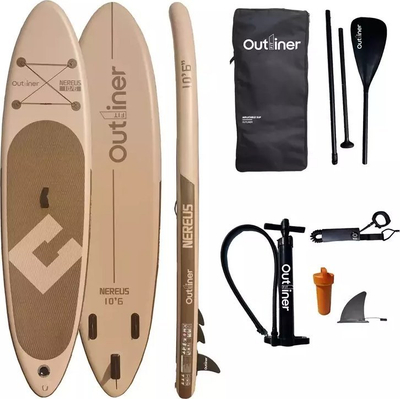 Dërrasë SUP Outliner Nereus 10'6", fryse PVC, 320 cm, bezhë