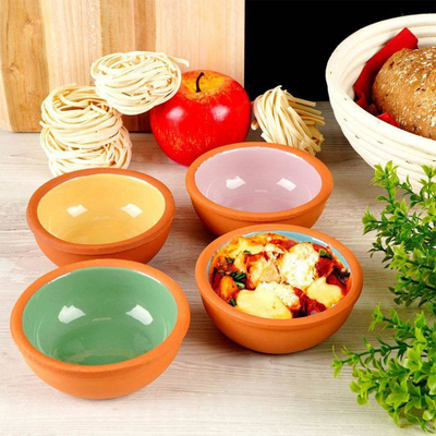Set pjatancash ramekin Excellent Houseware, 140 ml, 4 copë, stoneware