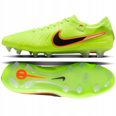 Këpucë futbolli Nike Tiempo Legend 10 Elite FG, terren i thatë, volt e zezë