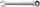 Çelës kombinues me ratchet SATA ST43217ST, 27mm, çelik krom vanadium, argjendtë