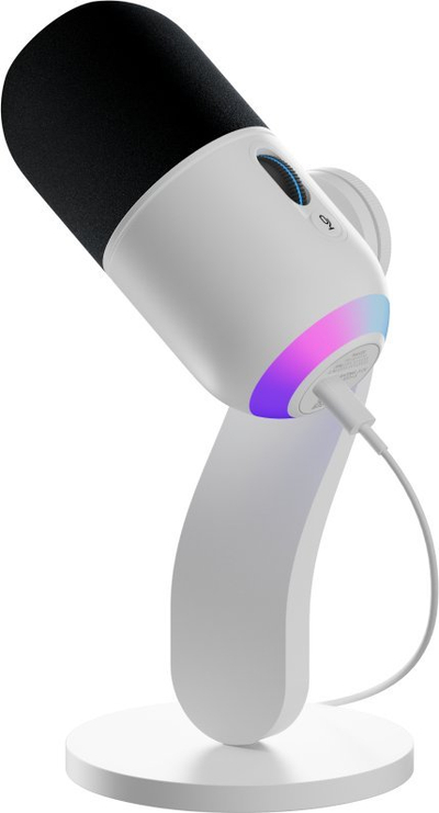 Mikrofon Logitech G Yeti GX (988-000576), 60Hz-18500kHz, USB/USB-C, i bardhë