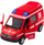 Kamion zjarrfikse lodër Fire Truck, 1:32, me dritë edhe zë, i kuq
