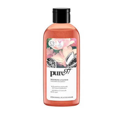 Shampo për flokë Pure97 Wildrose & Baobab, 250 ml