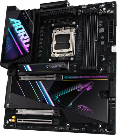 Pllakë amë Gigabyte X870E Aorus Xtreme AI Top, DDR5 8800MHz OC, PCIe 5.0 M.2, e zezë