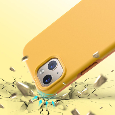 Mbrojtëse telefoni Choetech për iPhone 13, PC+TPU, MFM, portokalli