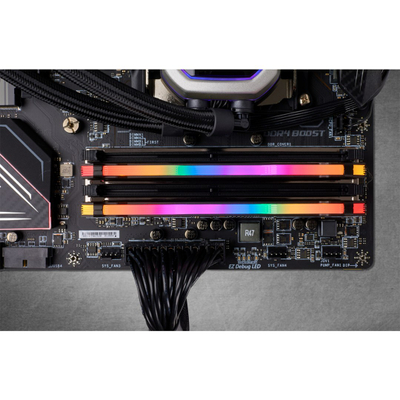 RAM Corsair Vengeance RGB Pro CMW32GX4M2D3000C16, DDR4, 32GB 2x16GB, 3000MHz