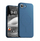 Kapak telefoni Goospery Semi Silicone MagSafe Series për iPhone 16e, silikon edhe TPU, blu